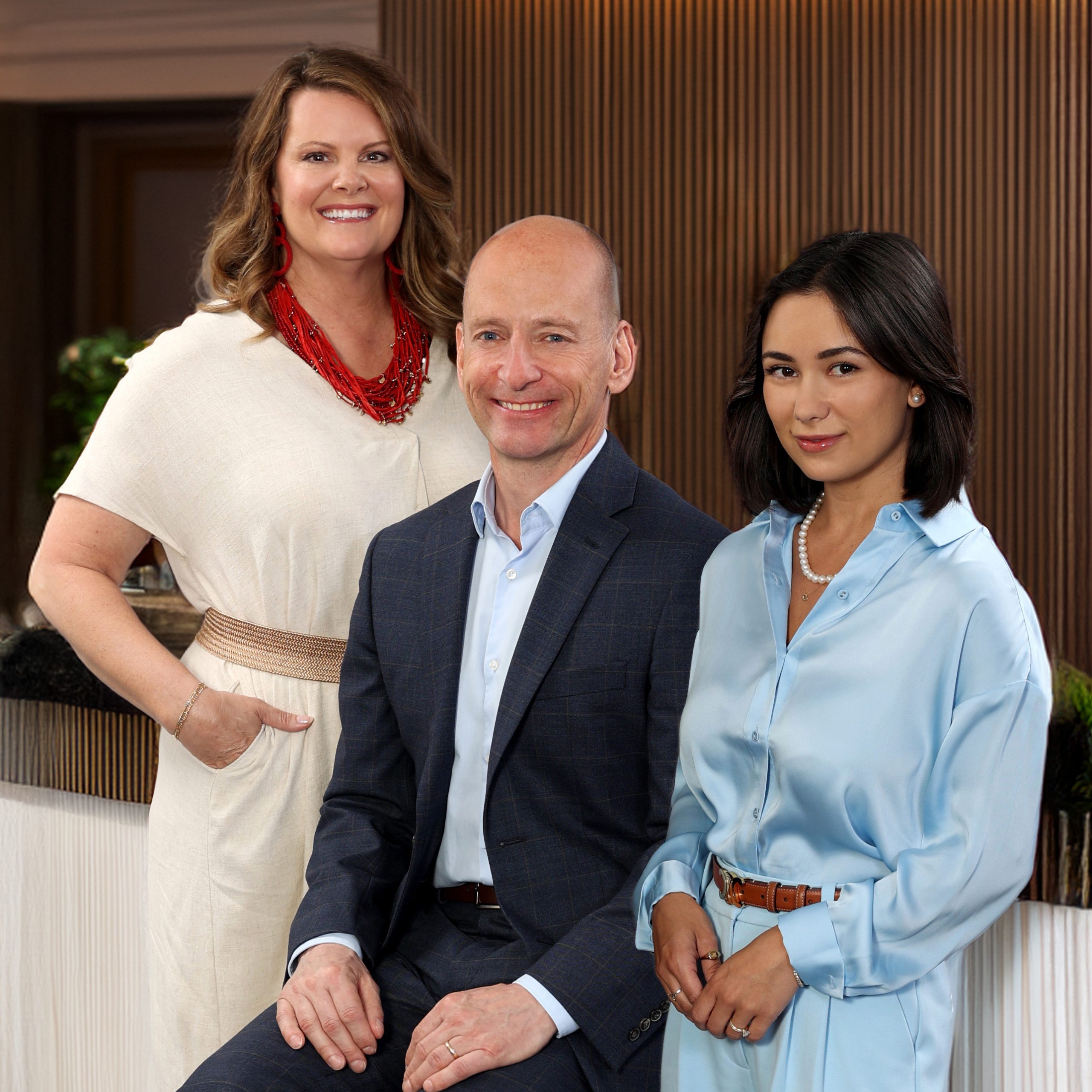 The Schmitt Group of Sibcy Cline REALTORS. Maura and Tobias Schmitt, and Gretchen Altman
